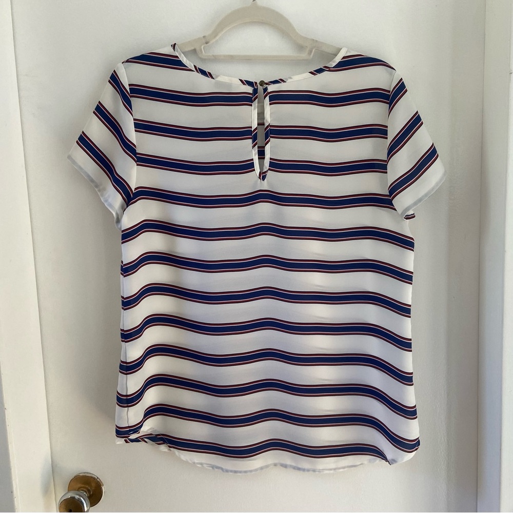 Reitmans striped short sleeve top - Picture 2 of 7